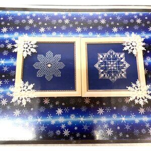 Snowflake Shimmers Pro Simply Old-Fashioned Cross Stitch Pattern